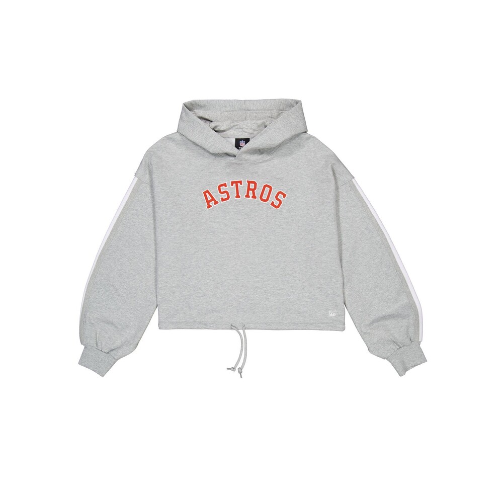 New Era Houston Astros Gray Logo Select Women's Hoodie - Size XL